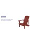 Flash Furniture Red Poly Resin Adirondack Chair 4PK 4-JJ-C14501-RED-GG - alternate 8